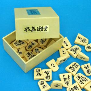 将棋セット 木製新桂6号折将棋盤とP製上将棋駒...の詳細画像2