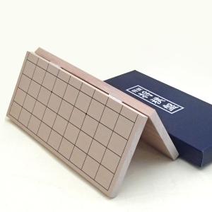 将棋盤セット 木製新桂4号折将棋盤とプラスチッ...の詳細画像1