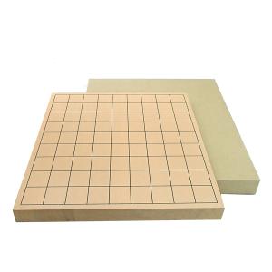 将棋盤セット 新桂1寸卓上接合木製将棋盤(木製...の詳細画像1