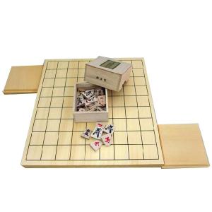 木製将棋セット ヒバ1寸卓上接合将棋盤松と将棋駒...の商品画像