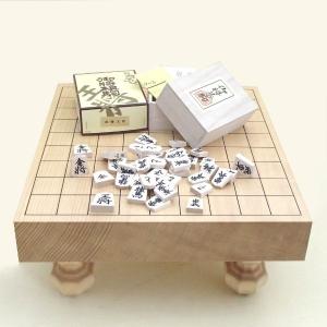 木製将棋セット 新かや2寸足付接合将棋盤竹と山形...の商品画像