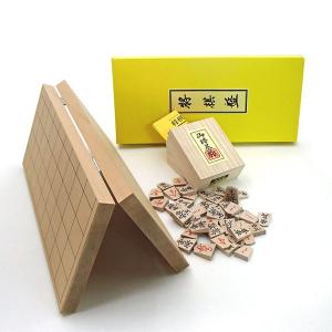木製将棋盤セット 新桂7号折将棋盤と木製楓押し駒...の商品画像