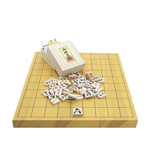 木製将棋盤セット 本榧に次ぐ ヒバ1寸卓上接合将...の商品画像