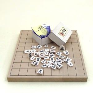 木製将棋セット 新桂1寸卓上接合将棋盤と山形天童...の商品画像