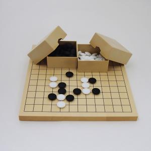 送料無料折りたたみ囲碁セット (囲碁入門セット,折れ碁盤・碁石・碁笥