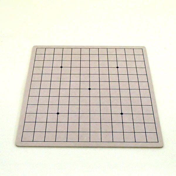 囲碁盤　入門に便利で安価　MDF材13路碁盤（裏9路盤）両用盤　囲碁ラボオリジナル