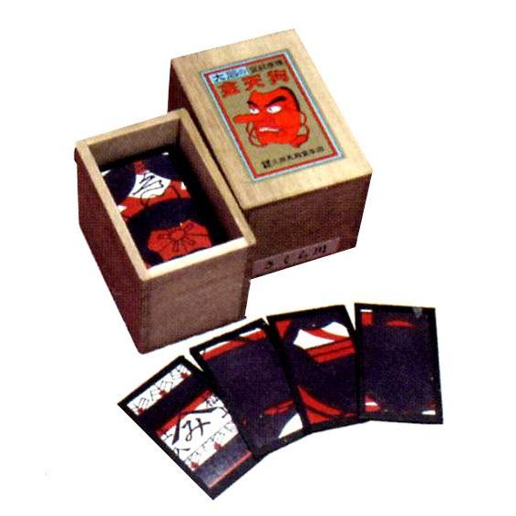 花札　地方札さくら川　桐箱入り　大石天狗堂