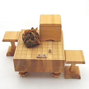 将棋駒台 4寸足付将棋盤用駒台 ヒバ1本足 : 囲碁将棋専門店の将碁屋