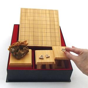 ミニチュア高級将棋セット 精巧な本格的本榧二寸...の詳細画像1