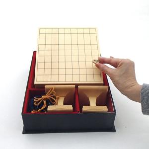 ミニチュア高級将棋セット 精巧な本格的ヒバ15...の詳細画像1