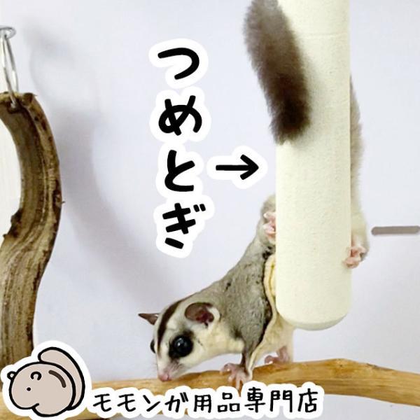 フクロモモンガの爪とぎバー バット型 ももんがもんもん共和国オリジナル 爪切り補助 爪ヤスリ効果 シ...