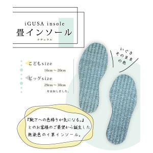 い草 インソール 畳 中敷き 国産 革靴 疲れ...の詳細画像1