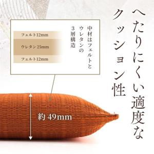 い草座布団 大紬 55×55cm 千鳥座布団 ...の詳細画像5