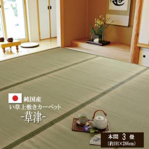 い草上敷き 草津 本間3畳 191×286cm ...の商品画像
