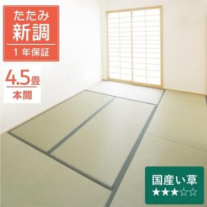 畳 新調 4.5畳セットい草 本間 さざなみ 国産 97cm×194cm 1等クラス いぐさ イグサ 取り替え 新品 交換 畳替え 和室 ささくれ リフォーム 全国対応｜igusakotatu