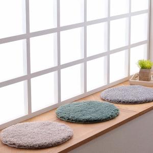 チェアパッド 円形 スレッド 約35cm丸 も...の詳細画像1