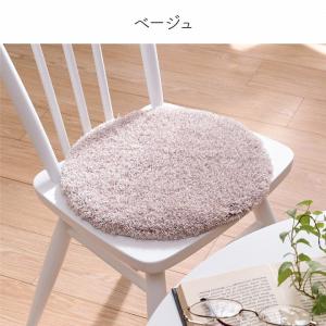 チェアパッド 円形 スレッド 約35cm丸 も...の詳細画像5