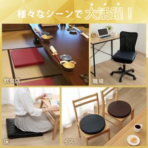 リビングクッション グレイス 約50×50×5...の詳細画像3