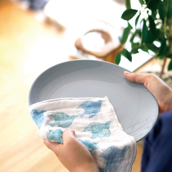 ふきん 布巾 しあわせ重ねふきん おしゃれ かや生地ふきん かや織りふきん 布巾 キッチンクロス 7...