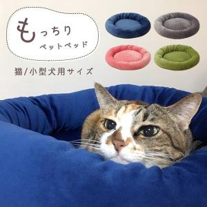 短毛マイクロもっちり ペットベッド 円形 55×55×10cm 4色展開 猫 ベッド 短毛マイクロファイバー 猫 猫用 犬 犬用 小型 洗える シンプル あったかい 新生活｜igusakotatu