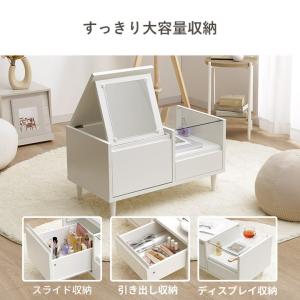 ドレッサー テーブル 収納 おしゃれ コンパク...の詳細画像2