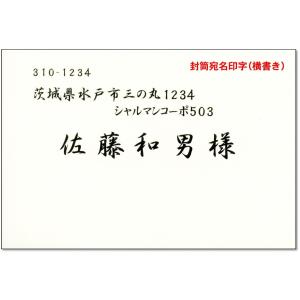 宛名印刷(封筒・はがき) 結婚式の招待状や各種...の詳細画像2
