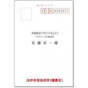 宛名印刷(封筒・はがき) 結婚式の招待状や各種...の詳細画像4