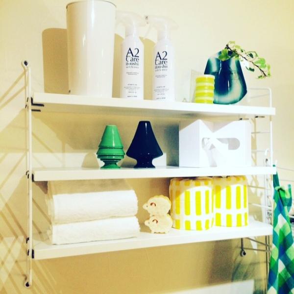 実寸大のポスター付きです。 ストリングポケット String Pocket ホワイト