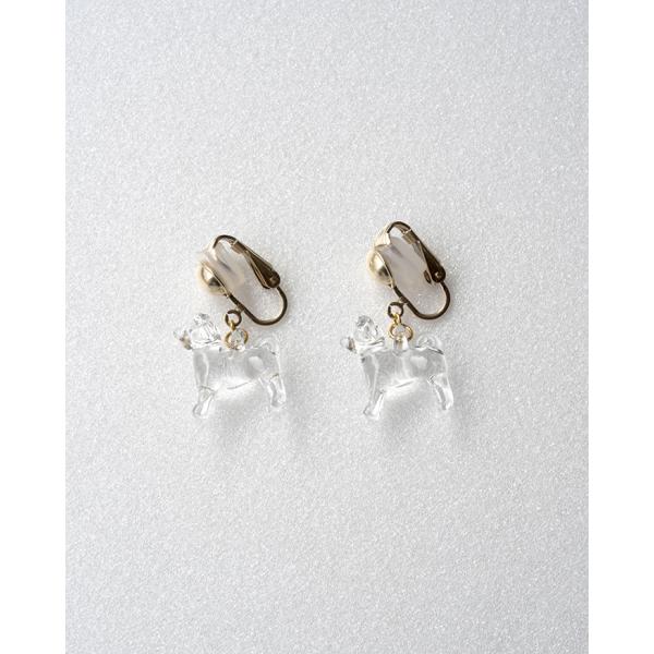 イヤリング 　チワワ　 GF　HARIO Lampwork Factory   (ハリオランプワーク...