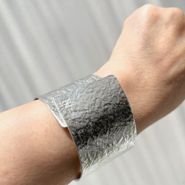 NAGAE＋　ナガエプリュス　TIN BREATH ブレスレット　バングル　 40mm シルバー　母...