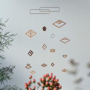 sukima.　hina mobile / ひなモビール 木製　北欧インテリア　お雛様　雛人形　雛飾