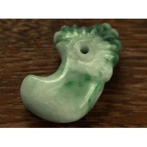 糸魚川翡翠勾玉 M06632豊翠 作33mm*23mm*11mm 糸魚川産 ヒスイ製