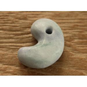 糸魚川翡翠異形勾玉 M07229 翠雅 作 43mm*25mm*14mm 糸魚川産 ヒスイ製