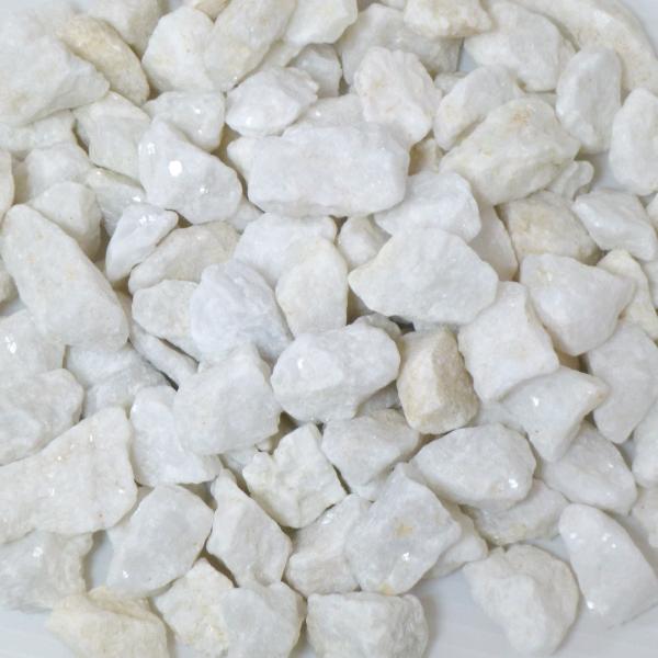 砂利庭砕石ガーデニング防犯砂利パールホワイト白化粧砂利20kg（本州限定販売）