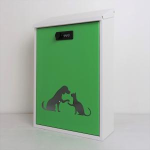 2年保証 セール8月31日まで 郵便ポスト郵便受けおしゃれかわいい人気北欧メールボックス 壁掛けダイヤル錠付きグレー灰色ポストpm221 Whitesforracialequity Org