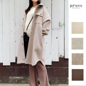 ジャケット レディース フェイクウール 冬 ロング丈