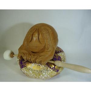◇寺院仏具◇木魚のたたく棒 白木皮巻 17号 60cm : mokubai17 ◇寺院仏具◇木魚のたたく棒 白木皮巻 17号 60cm : mokubai17
