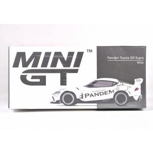 MINI GT【ミニ GT】1/64 Pandem トヨタ GR スープラ V1.1 Pandem ホワイト(右ハンドル) MGT00180-R