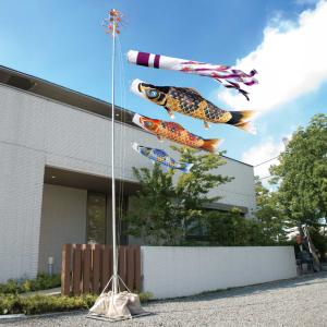 庭園スタンドセット オールインワン鯉のぼり 徳永...の商品画像