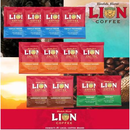 キーコーヒー ライオンコーヒー ドリップパック 8g  バニラマカダミア 4P・バニラキャラメル 4...