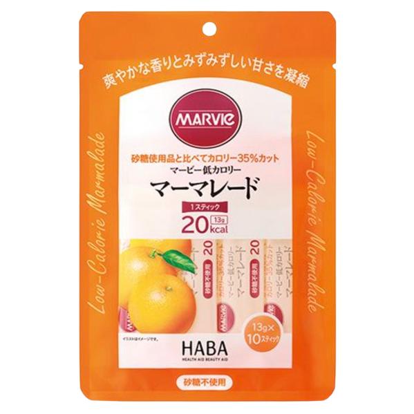 マービー 低カロリージャム  マーマレード ジャム  1袋 10本タイプ 砂糖不使用