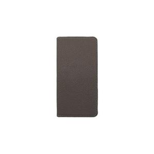 XperiaXZ3用 LORNA PASSONI German Shrunken Calf Folio Case / Taupe 4580395365497