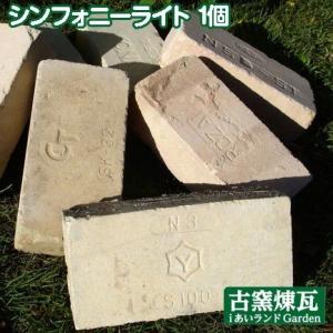 刻印入り国産煉瓦 シンフォニーライト1個売  送料別途　花壇
