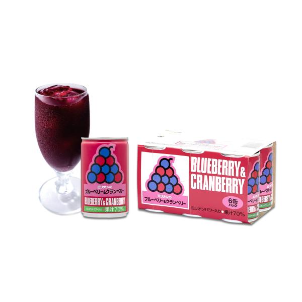 フルーツジュース ミリオンのブルーベリー＆クランベリー