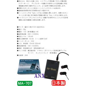 MA-707 ハイブリッド骨伝導イヤホン式集音...の詳細画像3