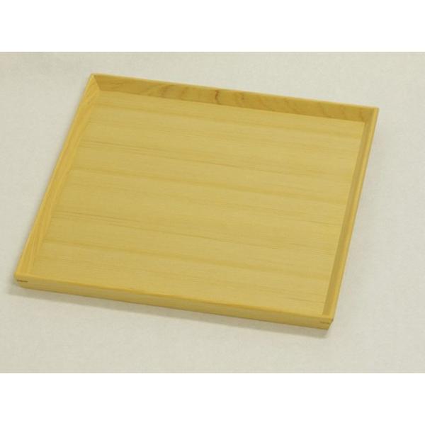 青森ひばのまっかく盆【青森県弘前市/職人/手作り/正方形/プレーン/木村木品製作所】