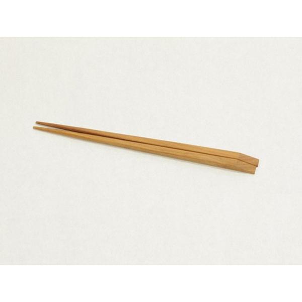 りんごの木の角箸【青森県弘前市/職人/手作り/飴色/木目/木村木品製作所】