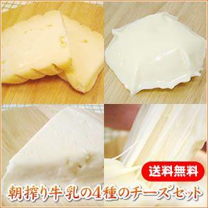 朝搾り 牛乳 の 特撰 チーズ ４種 セット（送料無料） ご当地グルメギフト｜iimono-ya