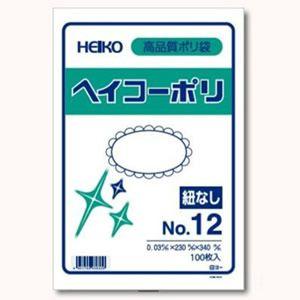 ポリ袋　HEIKO No.19 厚さ0.03mm サイズ４００×５５０ ［１００枚入り]｜iimono-ya