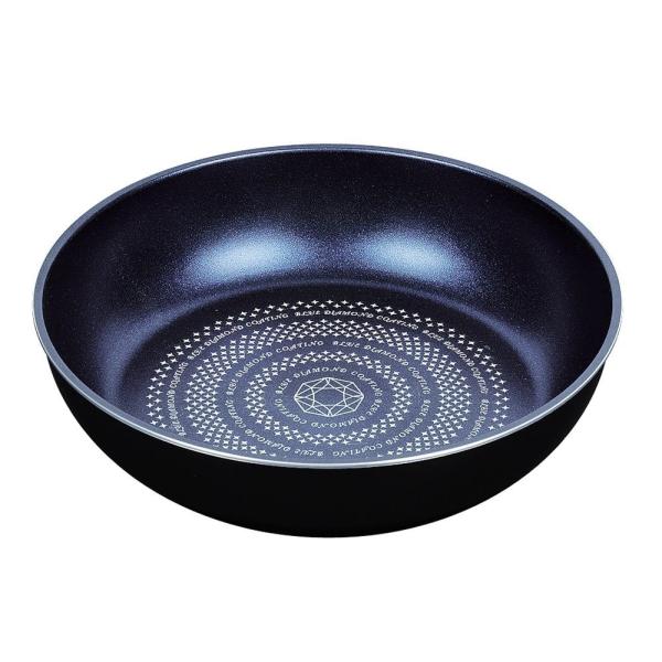 パール金属 HB-2437 取っ手の取れる フライパン 26cm IH対応 ブルーダイヤモンドコート...